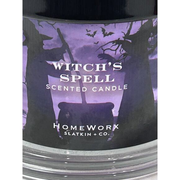 HomeWorx by Slatkin & Co. Halloween Witch’s Spell Scented Candle 14 oz. New - Picture 11 of 13